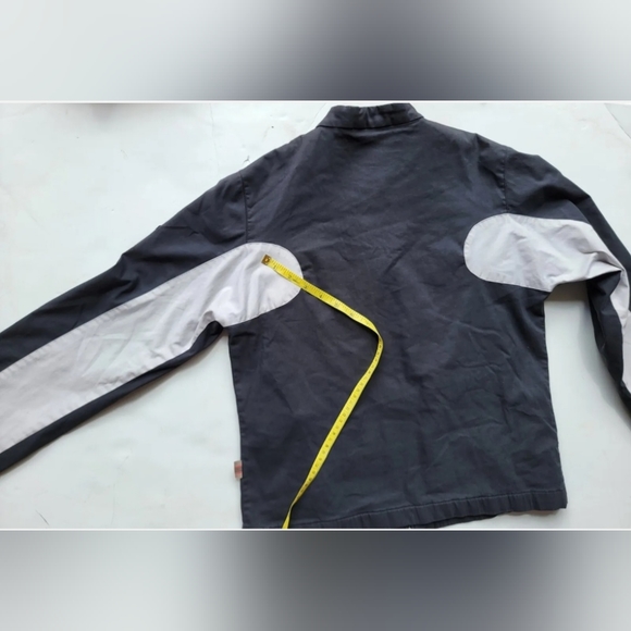 ❌️SOLD❌️ Burberry Golf Nova Check Womens Sz SMALL Black White Full Zip Jacket - Picture 11 of 11